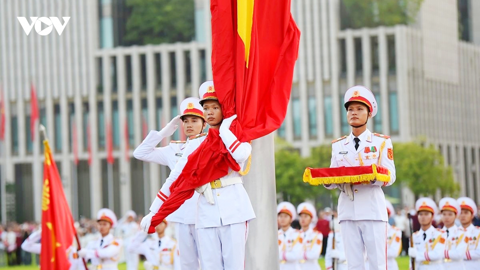 Solemn National Day flag-raising ceremony held at Ba Dinh Square in Hanoi