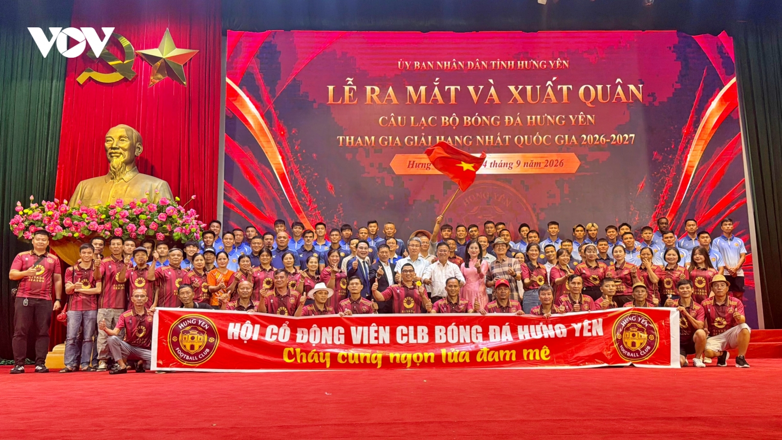 Hưng Yên FC xuất quân, khát vọng trở thành đội bóng mạnh ở Việt Nam