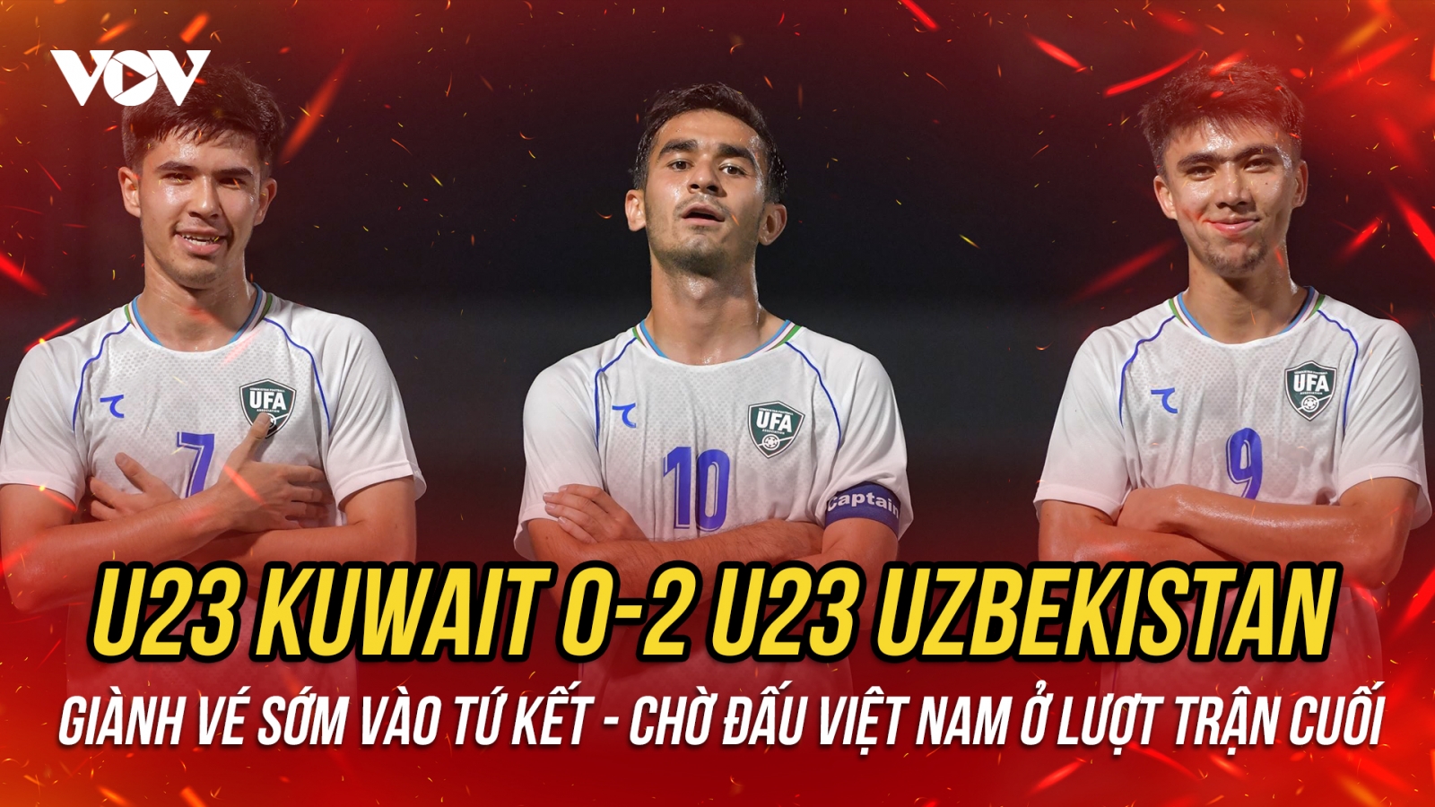 U23 Uzbekistan vào tứ kết ASIAD 2026, báo tin vui cho U23 Việt Nam