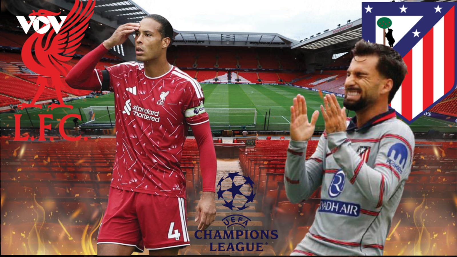 Dự đoán kết quả và đội hình ra sân trận Liverpool vs Atletico Madrid