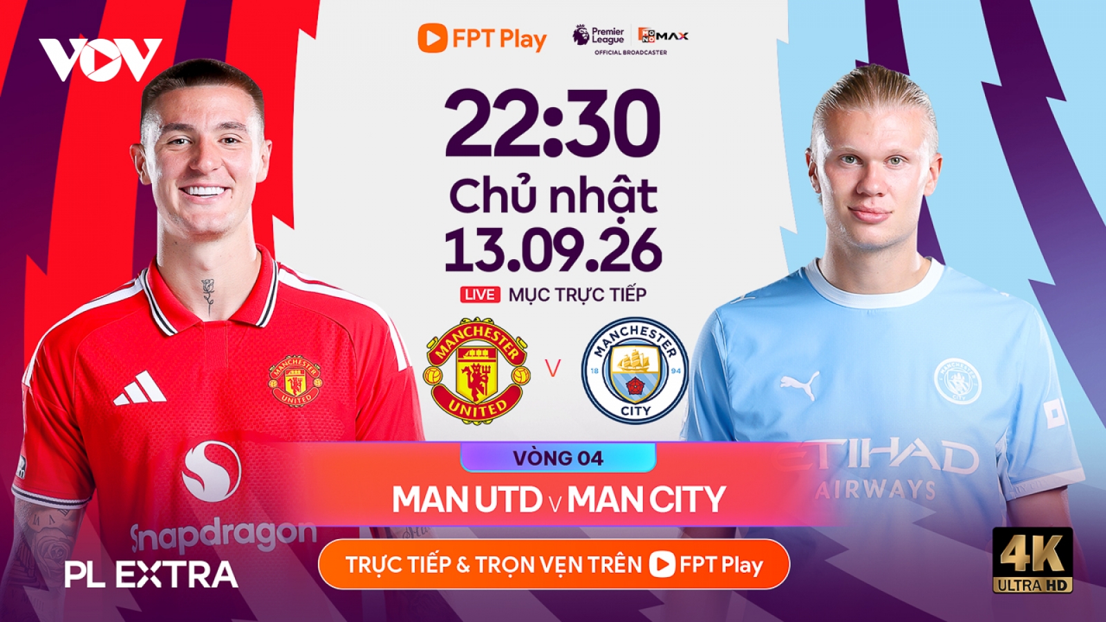 Lịch thi đấu bóng đá hôm nay 13/9: Tâm điểm derby thành Manchester