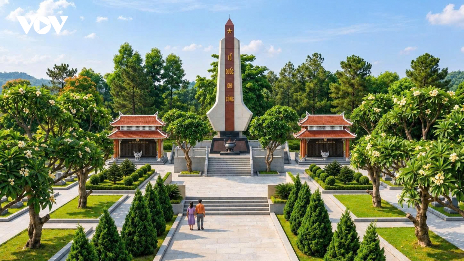 Thái Nguyên tu bổ Nghĩa trang liệt sĩ Dốc Lim