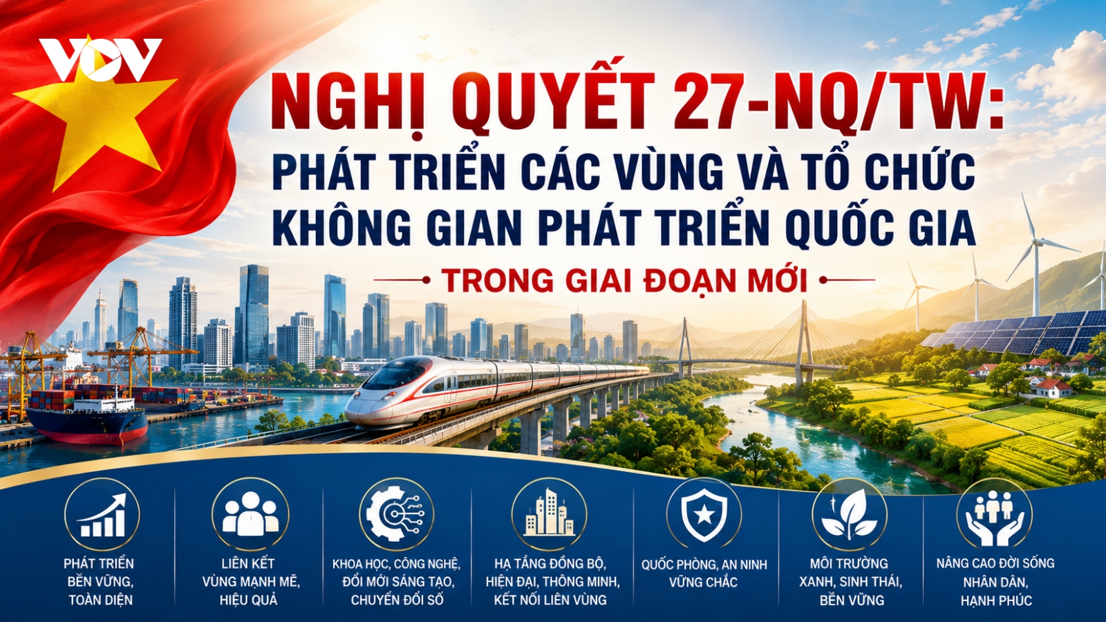 Nghị quyết 27-NQ/TW: Mở không gian phát triển mới, khơi thông sức mạnh từng vùng