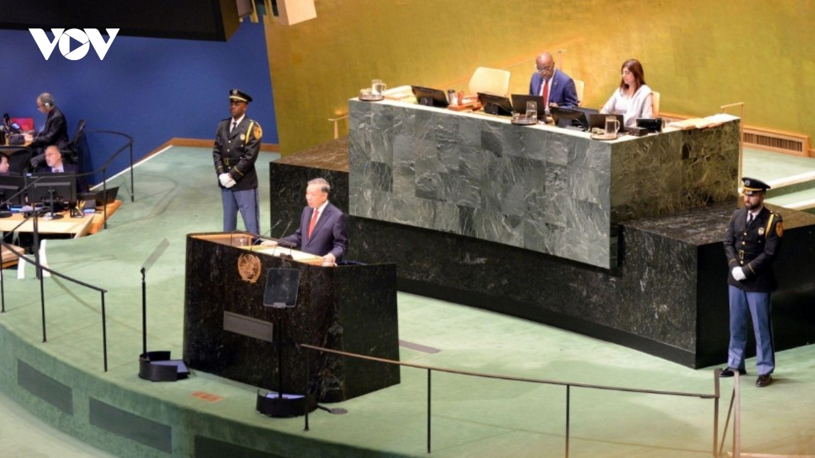 Top leader highlights four key pillars showing international community's shared vision