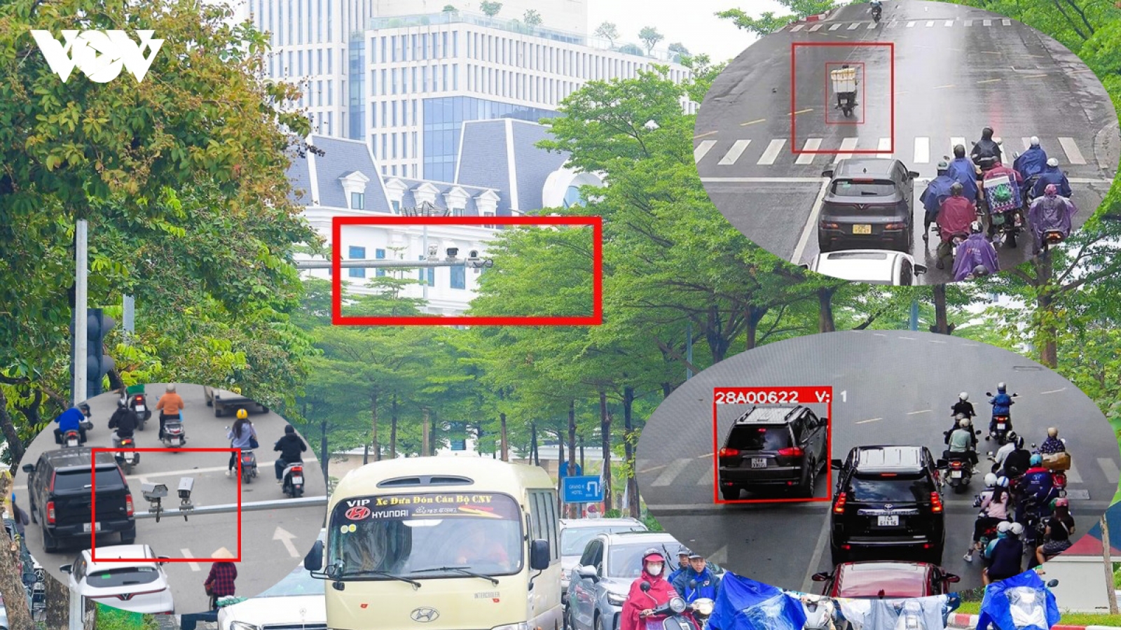 CSGT Hà Nội phạt nguội hơn 4.000 trường hợp vi phạm giao thông qua camera AI
