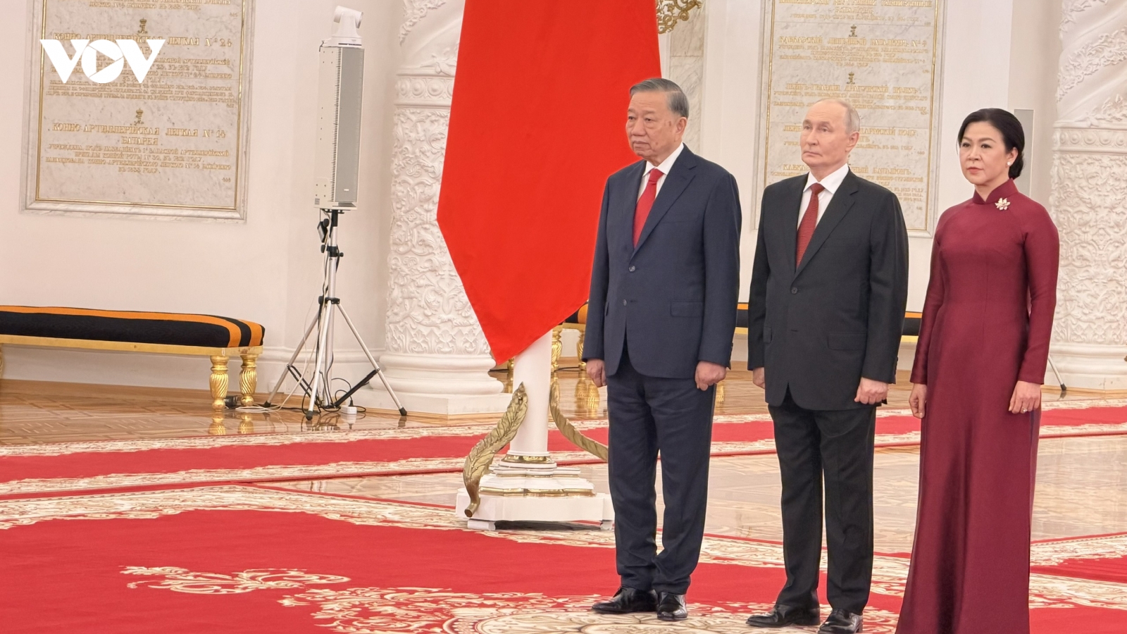 Tổng thống Nga Vladimir Putin chủ trì Lễ đón Tổng Bí thư, Chủ tịch nước Tô Lâm