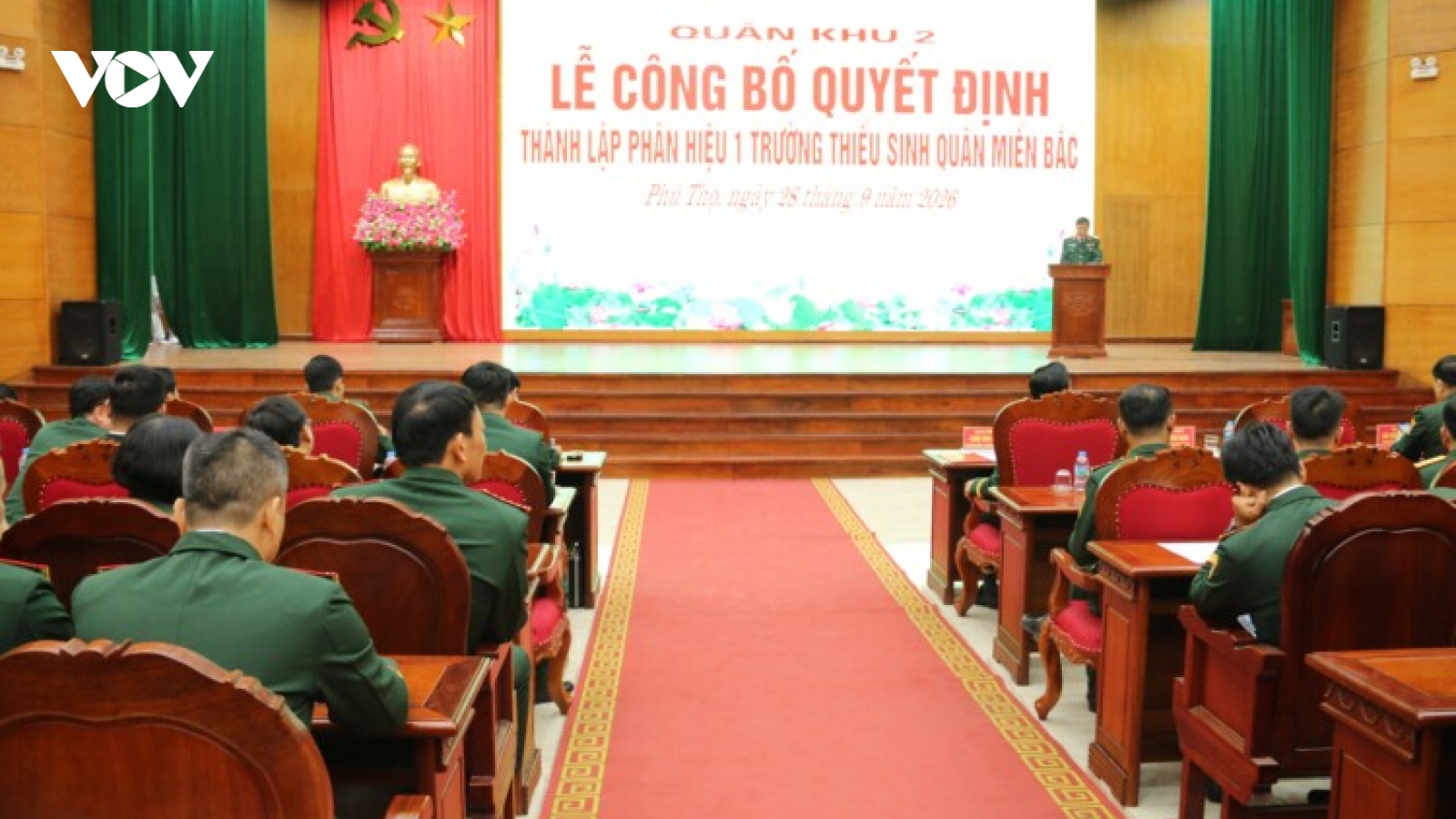 Thành lập phân hiệu Trường Thiếu sinh quân miền Bắc tại Phú Thọ