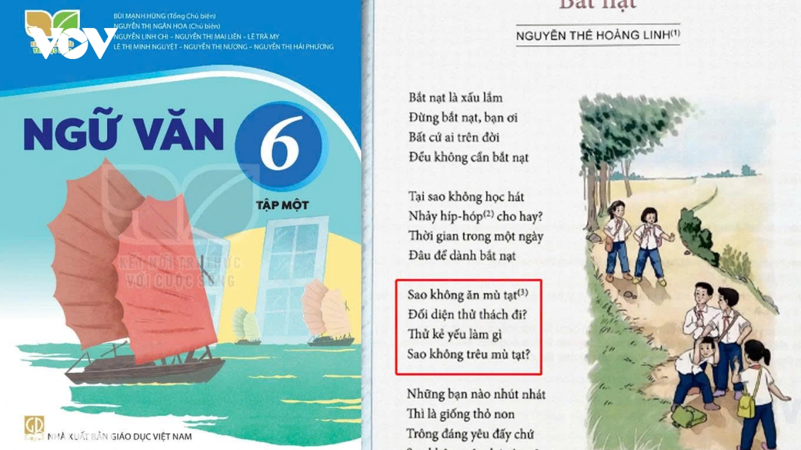 Vì sao “Bắt nạt”, “Con chào mào” vào SGK, nhiều tác phẩm quen thuộc vắng bóng?