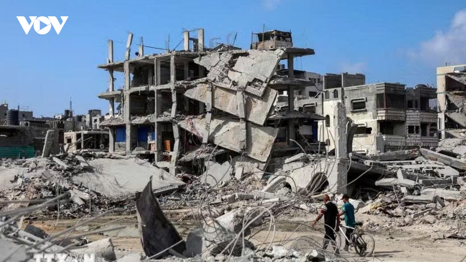 Vụ sập nhà ở Gaza khiến ít nhất 20 người Palestine thiệt mạng
