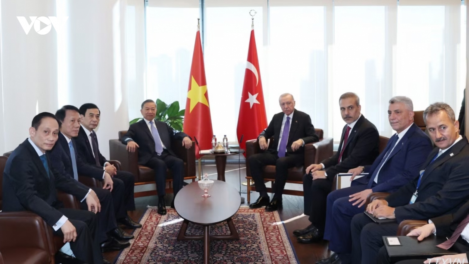 Tổng Bí thư, Chủ tịch nước Tô Lâm gặp Tổng thống Thổ Nhĩ Kỳ Tayyip Erdogan