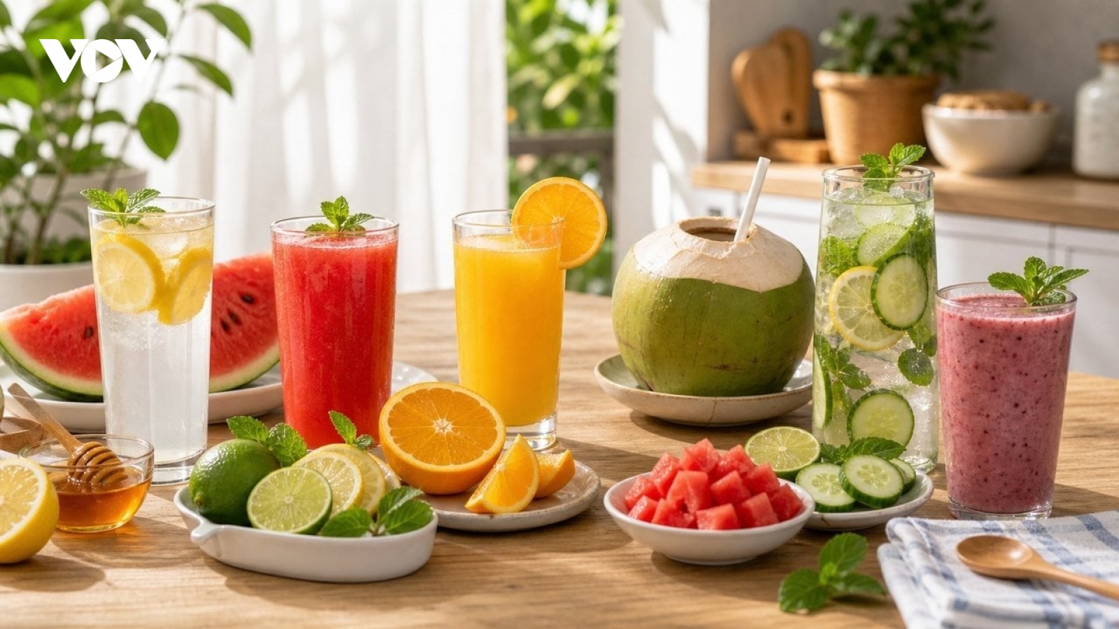 4 thức uống mát lạnh vừa giải nhiệt, vừa nuôi dưỡng cơ thể từ bên trong