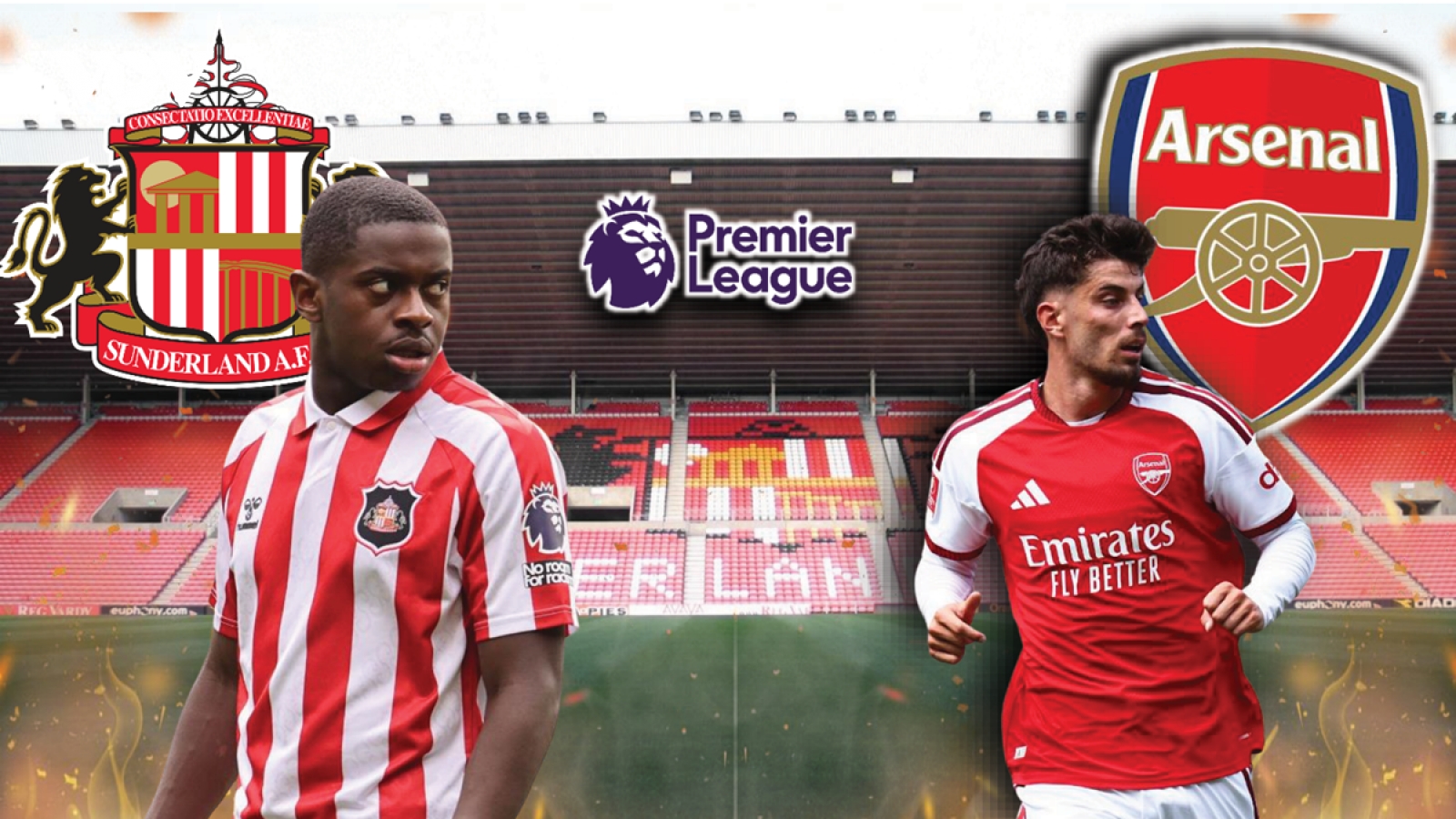 Dự đoán kết quả và đội hình ra sân trận Sunderland vs Arsenal