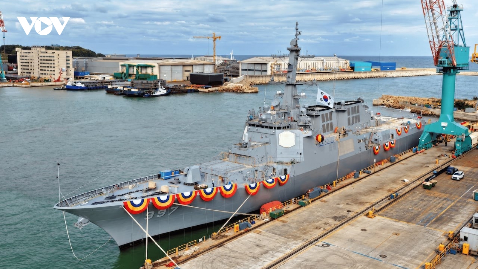 Hàn Quốc hạ thủy tàu khu trục Aegis thứ 6