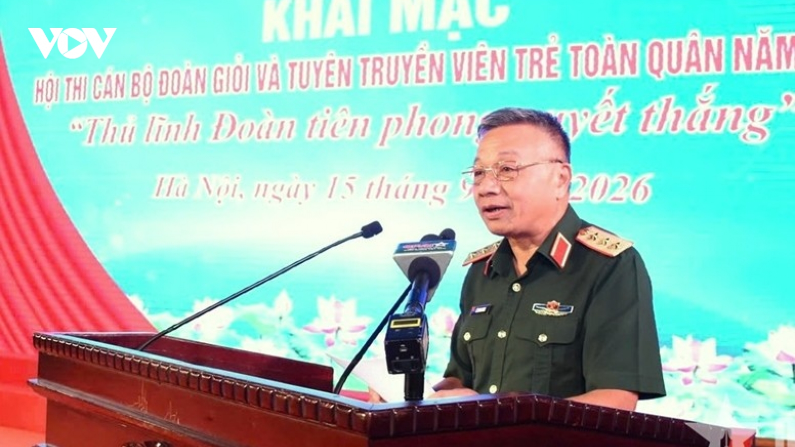 Khai mạc Hội thi cán bộ Đoàn giỏi và tuyên truyền viên trẻ toàn quân năm 2026