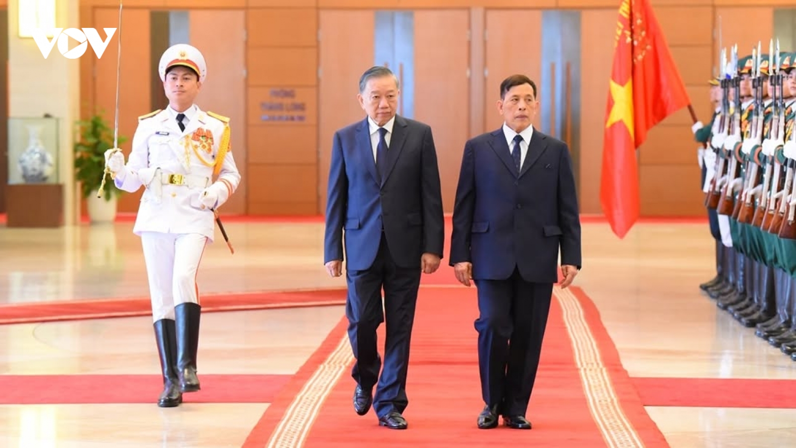 Tổng Bí thư, Chủ tịch nước chủ trì Lễ đón chính thức Nhà vua Vương quốc Thái Lan