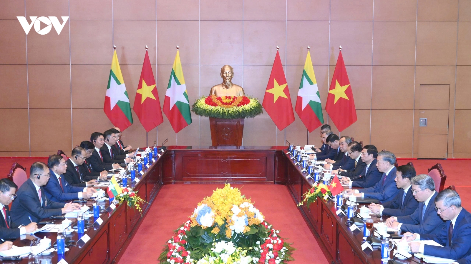 Tổng Bí thư, Chủ tịch nước Tô Lâm hội đàm với Tổng thống Myanmar Min Aung Hlaing