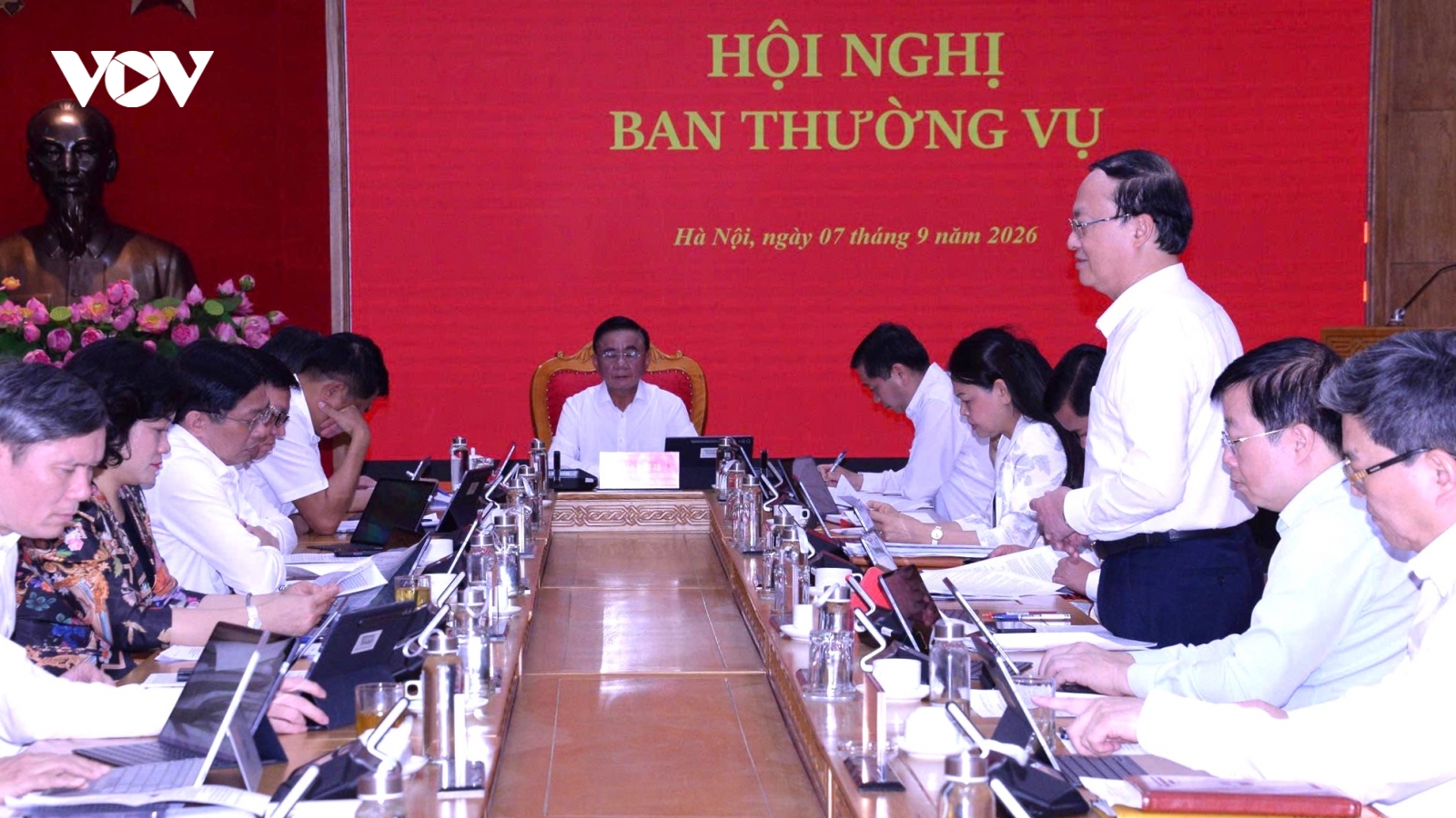 Thường trực Ban Bí thư chủ trì Hội nghị Ban Thường vụ Đảng ủy các cơ quan Đảng Trung ương