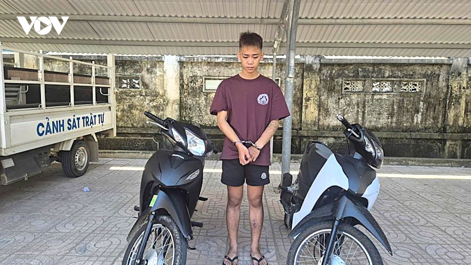 Nam thanh niên 17 tuổi từ Hà Tĩnh ra Nghệ An lấy trộm 2 xe máy