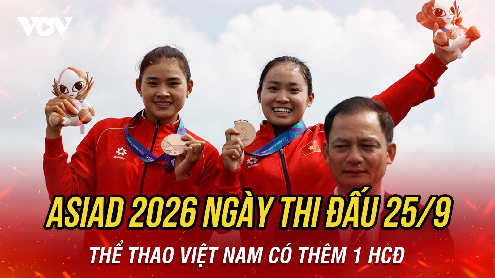 ASIAD 2026 ngày thi đấu 25/9: Thể thao Việt Nam có thêm 1 HCĐ