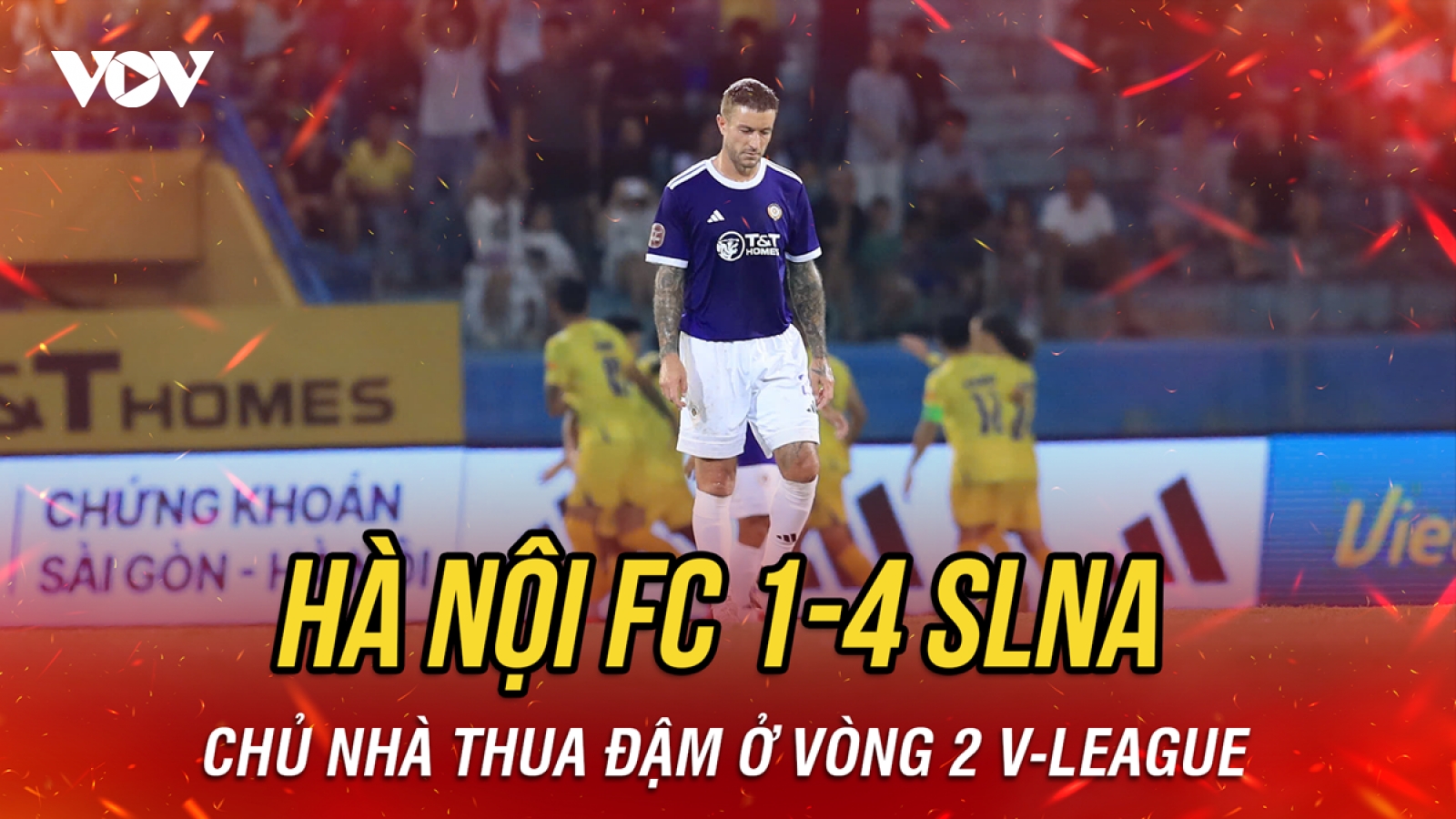 Kết quả V-League hôm nay 12/9: Hà Nội FC thua đậm SLNA