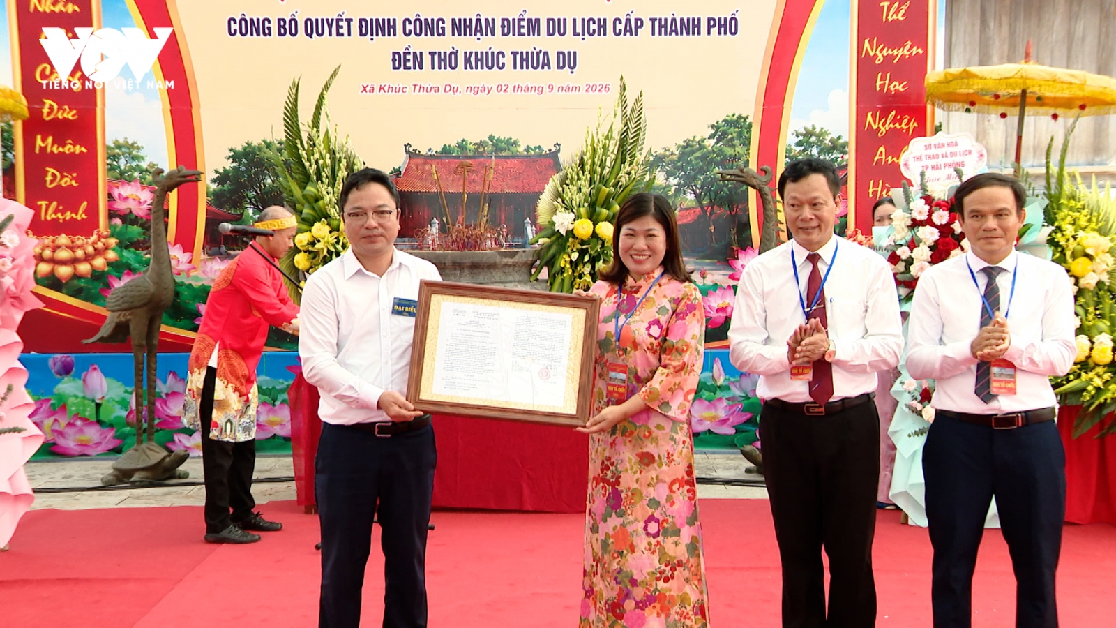 Đền thờ Khúc Thừa Dụ: Điểm du lịch mới của thành phố Hải Phòng