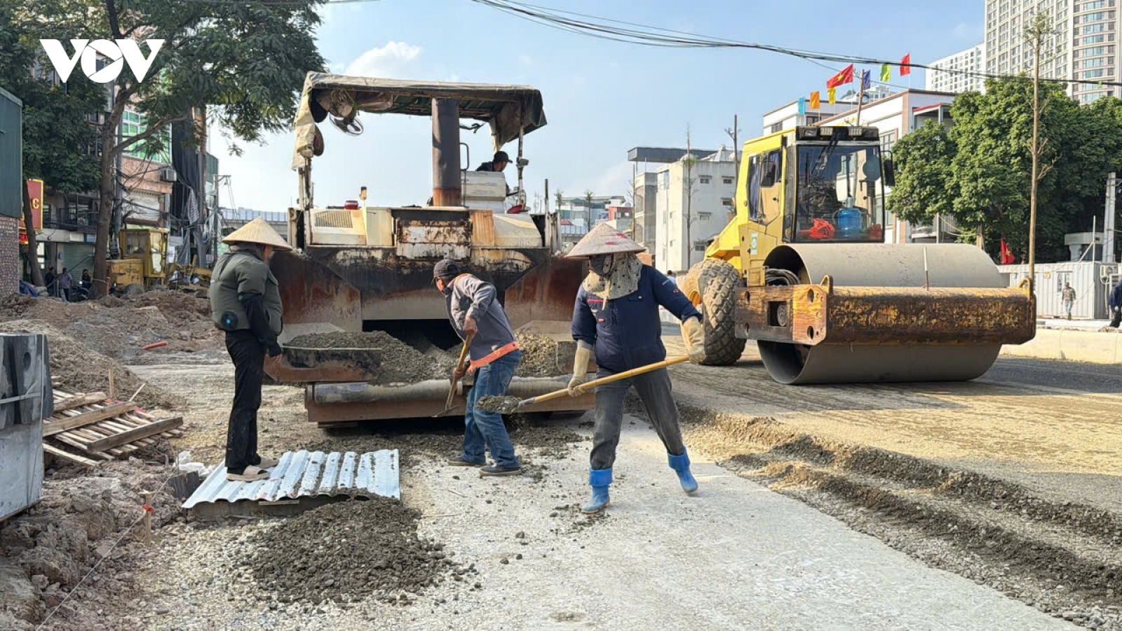 Vành đai 2,5 tăng tốc trên từng công trường, hướng tới thông xe kỹ thuật vào 10/10
