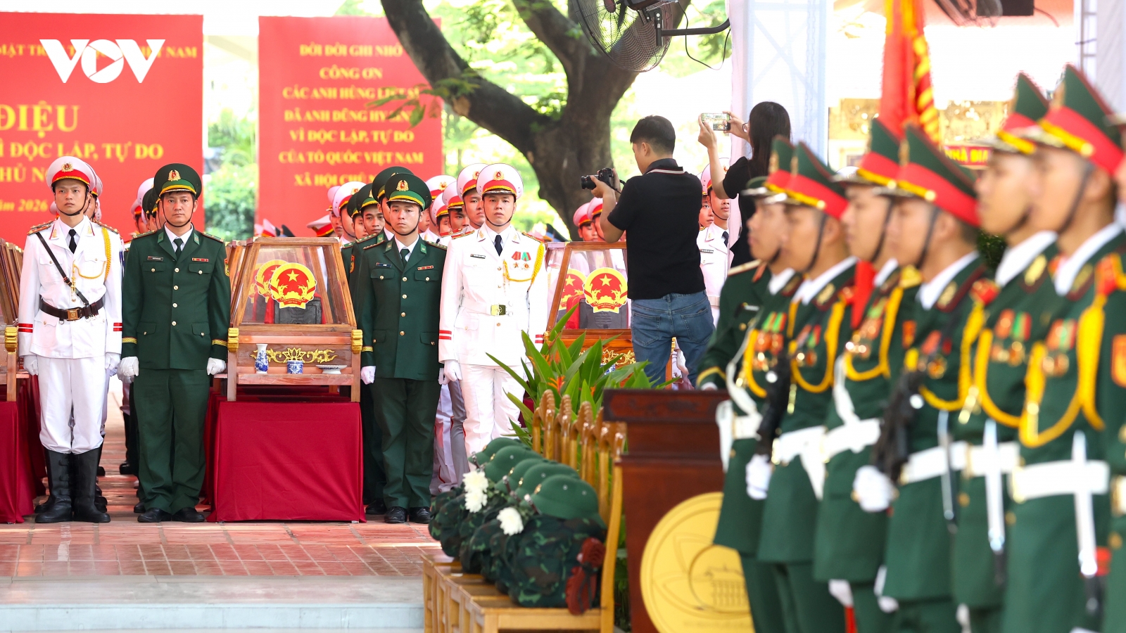 Tổng duyệt Lễ truy điệu, an táng 731 hài cốt liệt sĩ tại Công viên Lê Thị Riêng