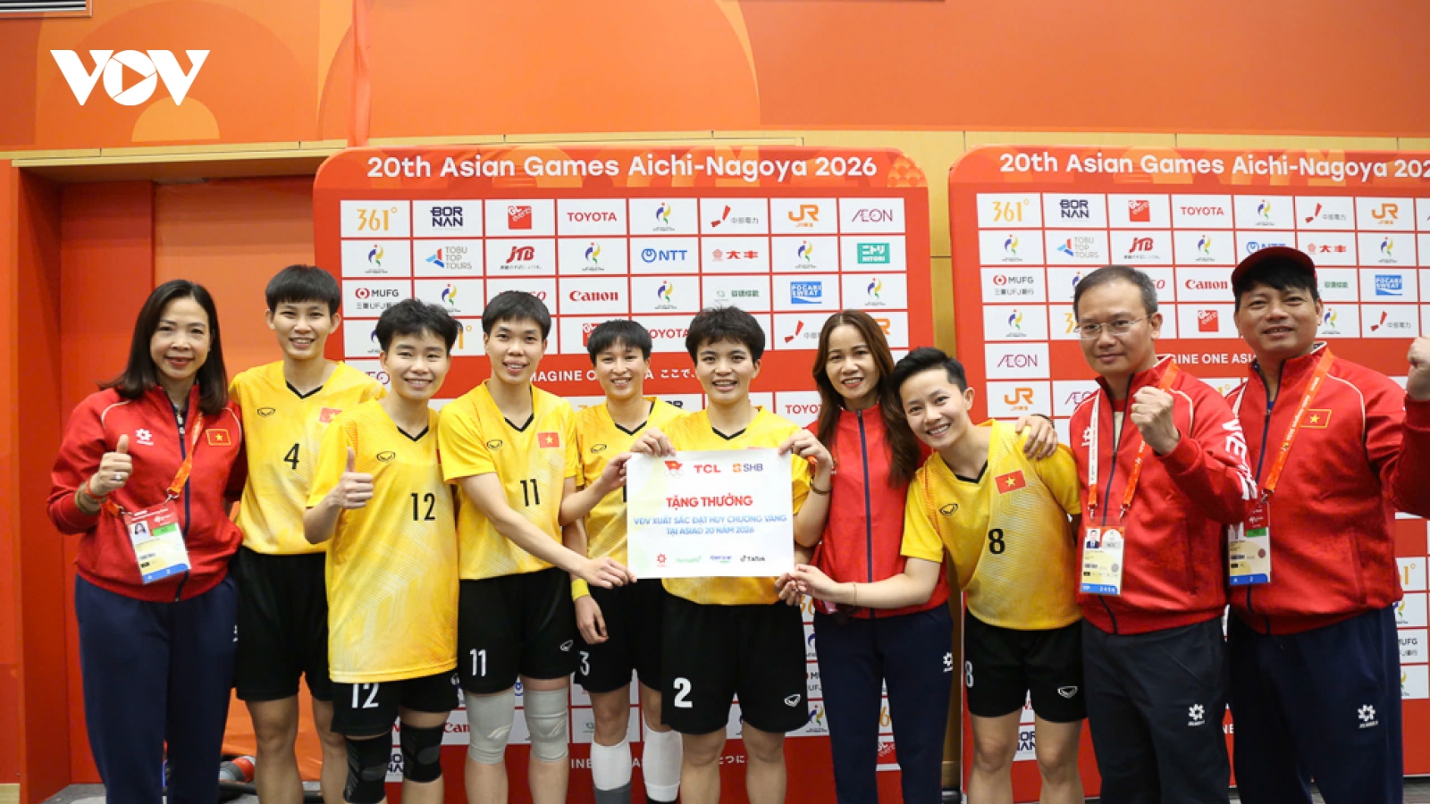 Đội tuyển cầu mây nữ Việt Nam được thưởng nóng sau tấm HCV ASIAD 2026
