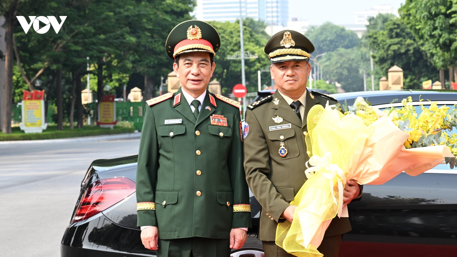 Đại tướng Phan Văn Giang chủ trì đón Phó Thủ tướng, Bộ trưởng Quốc phòng Campuchia