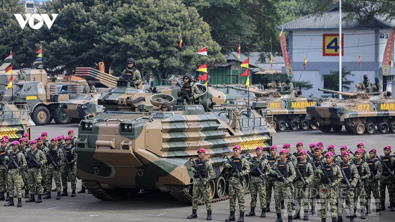 Indonesia tiếp nhận 12 xe chiến đấu đổ bộ AAV M-35 do Mỹ sản xuất