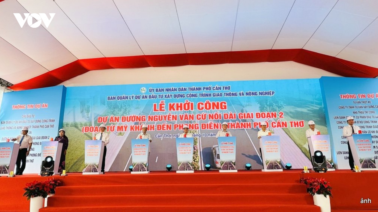 Cần Thơ khởi công giai đoạn 2 đường Nguyễn Văn Cừ nối dài, vốn gần 1.600 tỷ đồng