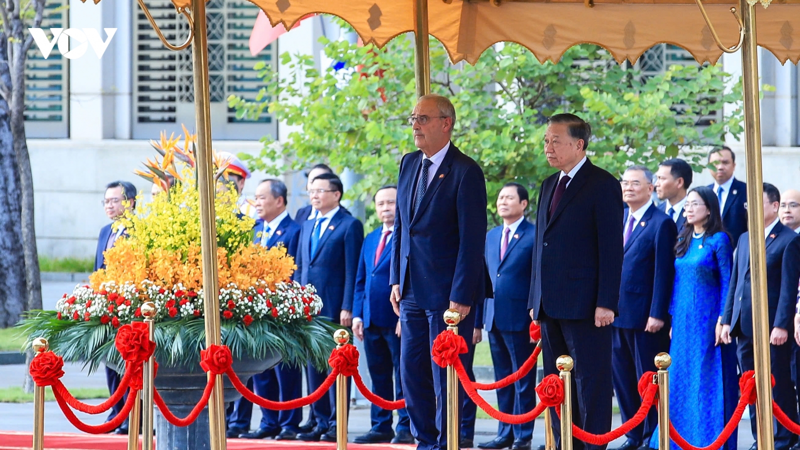Tổng Bí thư, Chủ tịch nước Tô Lâm chủ trì lễ đón Tổng thống Thụy Sỹ Guy Parmelin