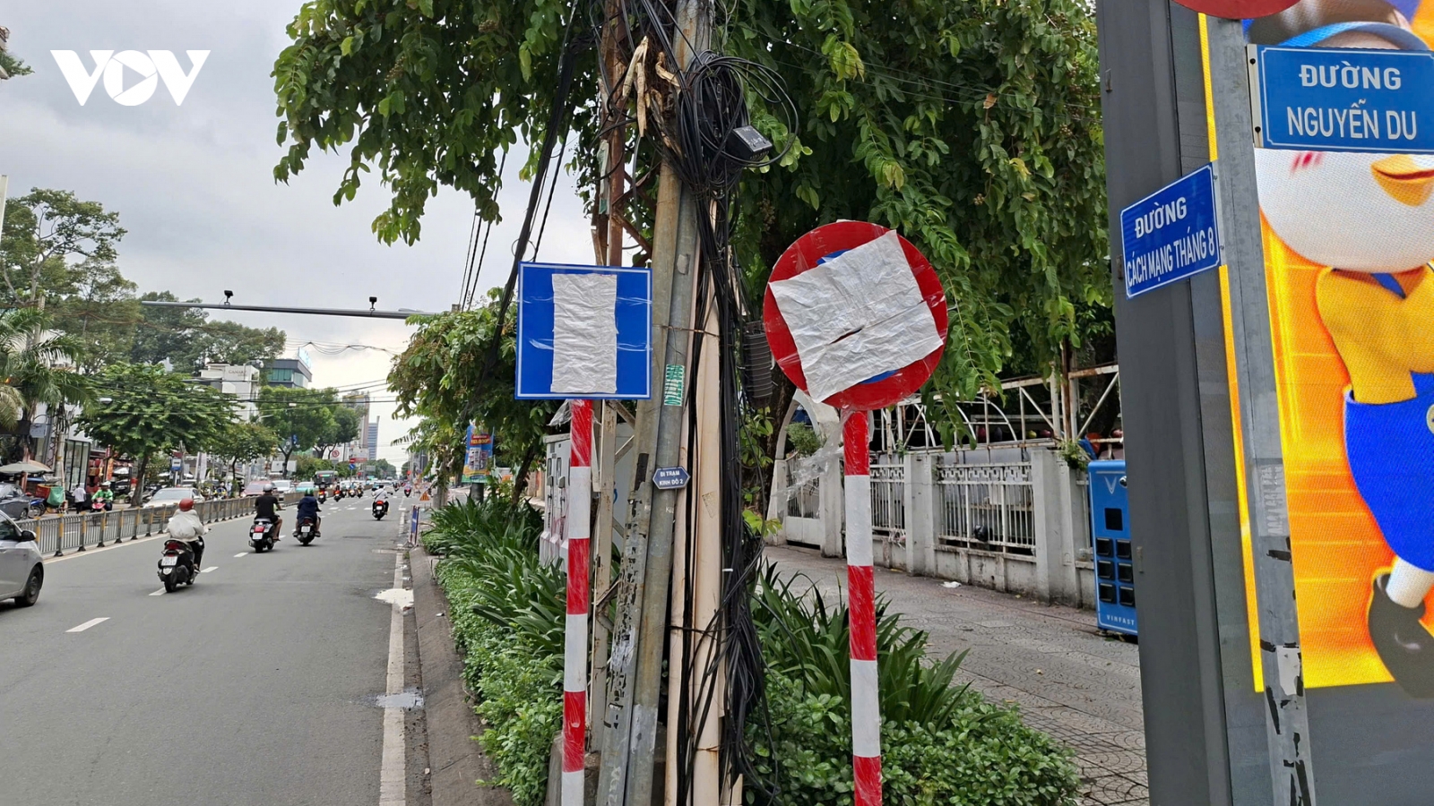 TP.HCM phân luồng đường để thi công ga Tao Đàn và Bảy Hiền của Metro 2