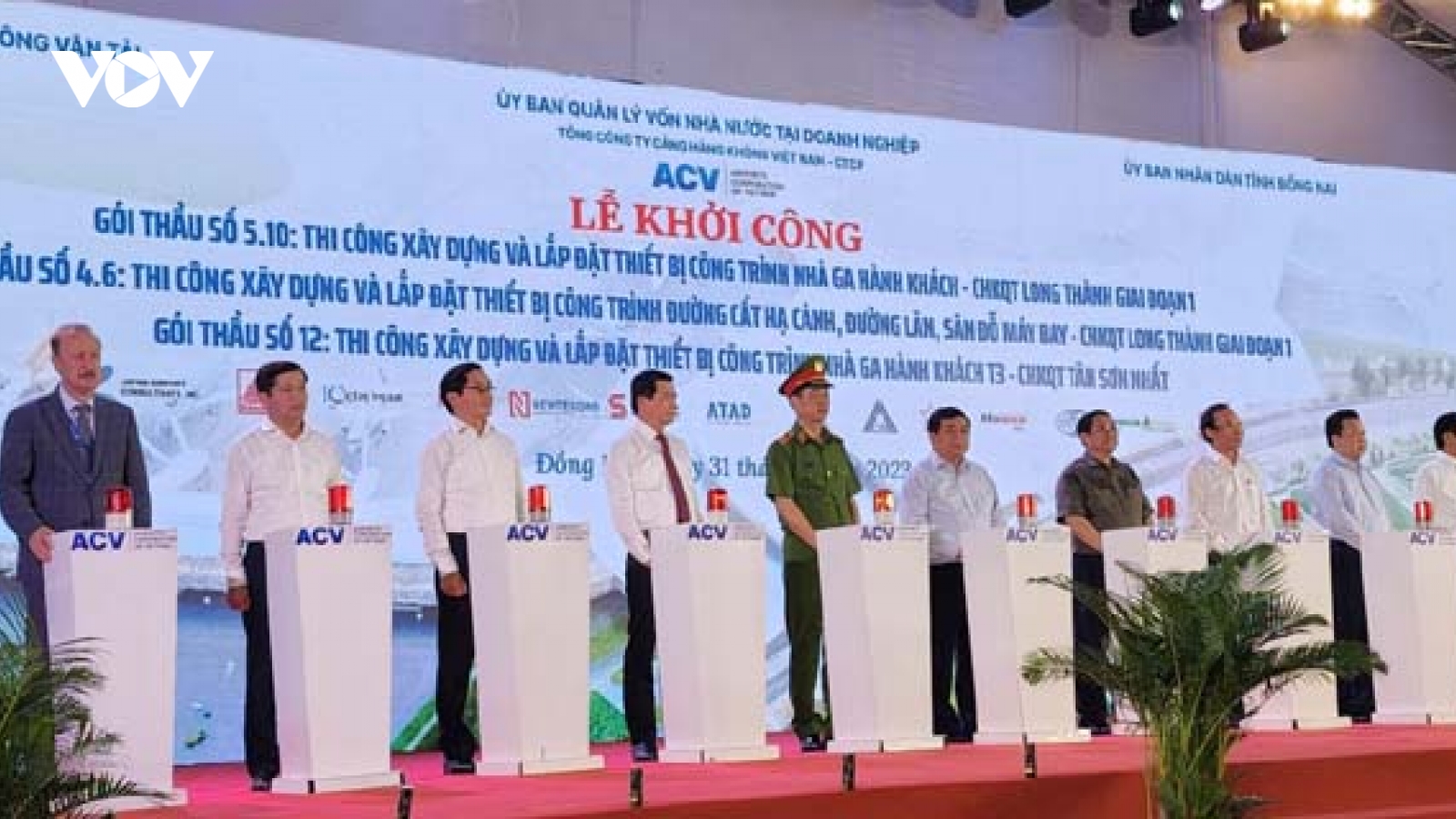 Thủ tướng phát lệnh khởi công 3 gói thầu sân bay Long Thành và Tân Sơn Nhất