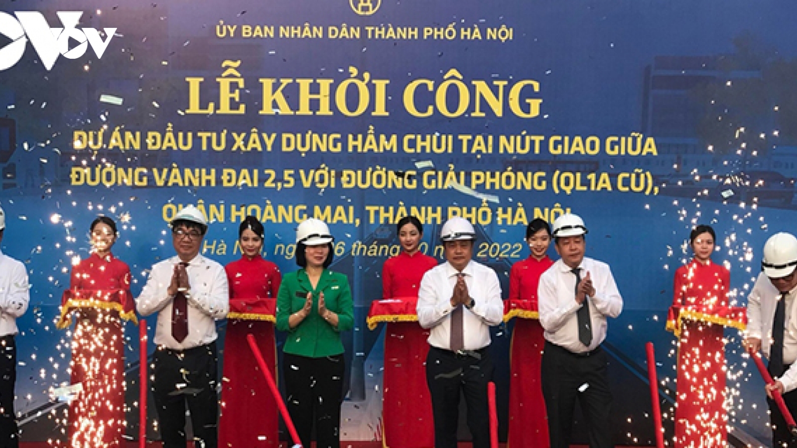 Hà Nội khởi công xây dựng hầm chui Giải Phóng-Kim Đồng trị giá gần 800 tỷ đồng