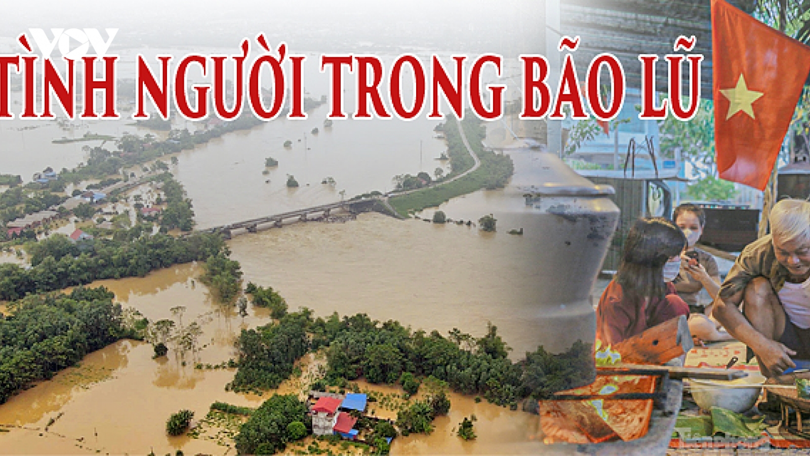 Ấm tình người trong bão lũ