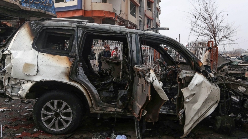 Afghanistan, danh bom xe o to o Kabul, -al Jazeera.jpg