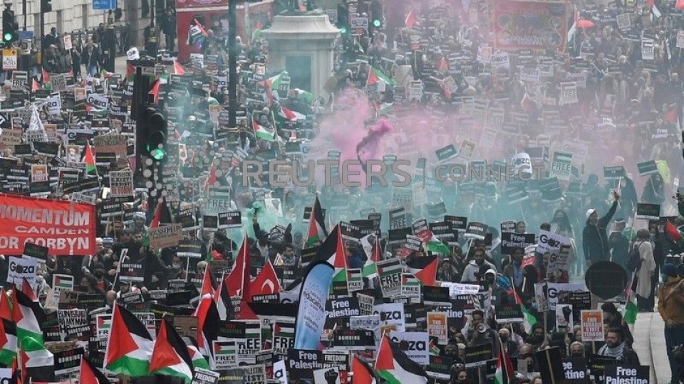 bieu tinh tai London fan doi xung dot Israel-Palestine, -reu_0.jpg