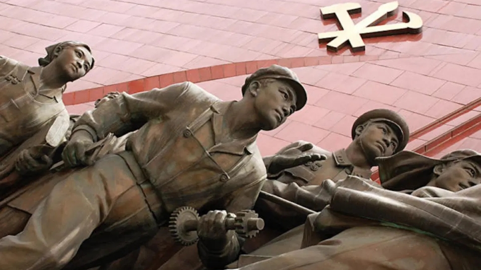 bieu tuong dang lao dong Trieu Tien, -afp.jpg
