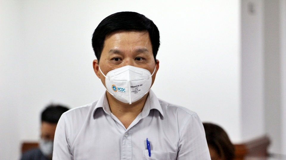 Bac sy Nguyen Hong Tam Pho Giam doc HCDC phat bieu chieu 28-3 anh H.Nhan_.jpg
