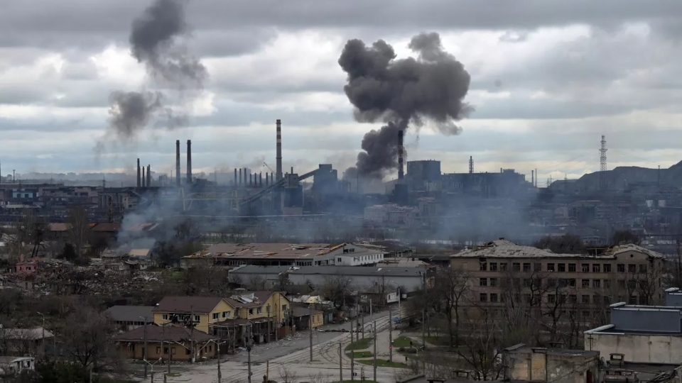 nha may Azovstal Mariupol Ukraine giao tranh -sputnik.jpg