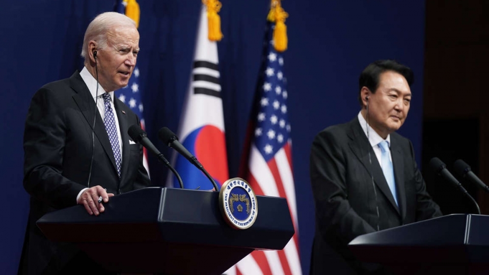 tong thong My tham Han Quoc, Biden gap Yoon 5-2022, -ap.jpg