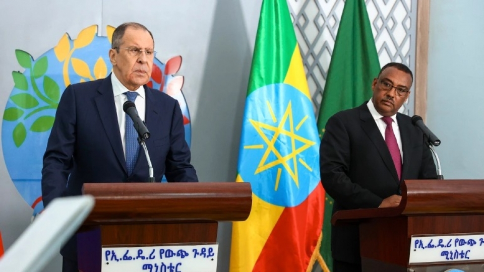 ngoai truong Nga Ethiopia, Lavov Hassen o Addis Ababa 7-2022, -bo ngoai giao Nga.jpg