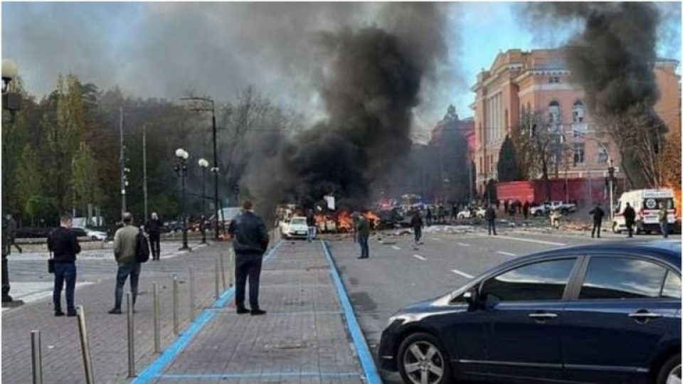 thu do Kiev bi khong kich bang ten lua -Gerashchenko.jpg