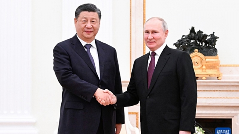 Tap Putin, Chu tich Trung Quoc Tap Can Binh gap Tong thong Nga Vladimir Putin ngay 20-3 -Tan Hoa xa.jpg