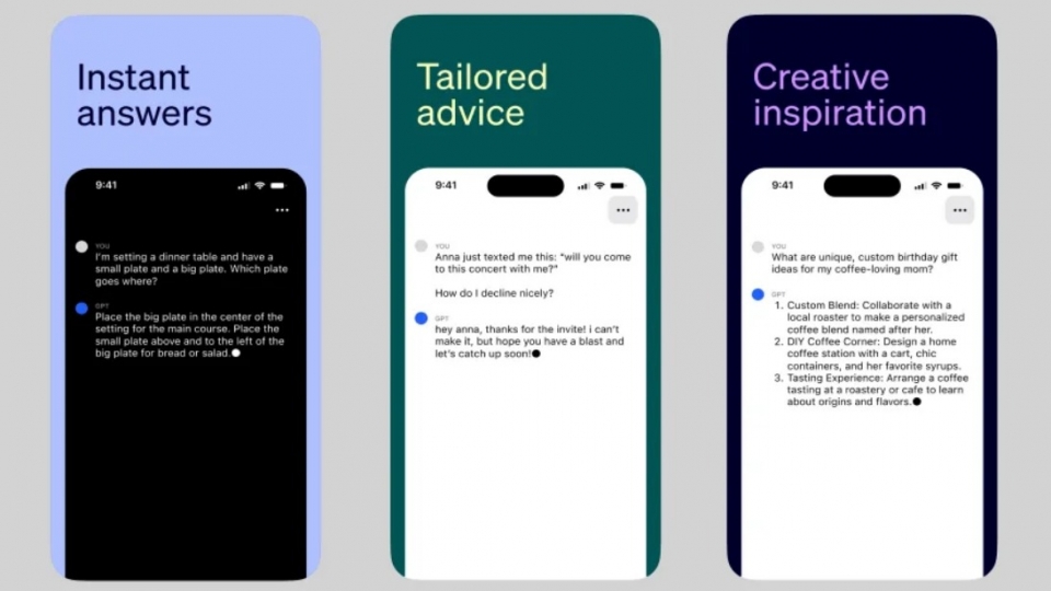 ChatGPT chính thức có mặt trên iOS Ảnh OpenAI.jpeg