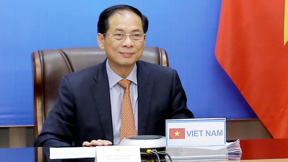 Foreign Minister Bui Thanh Son addresses the meeting 1.jpg
