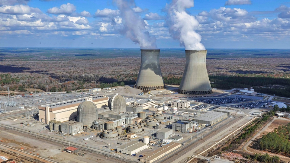 Nha may dien hat nhan Vogtle o Gruzia. Anh Southern Co.jpg