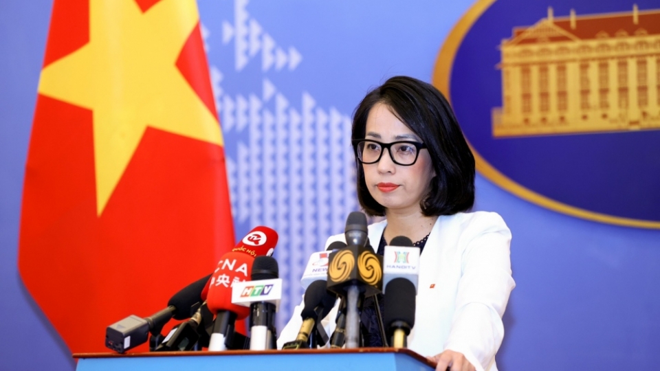 Pham Thu Hang, spokesperson for the Ministry of Foreign Affairs of Vietnam.jpg