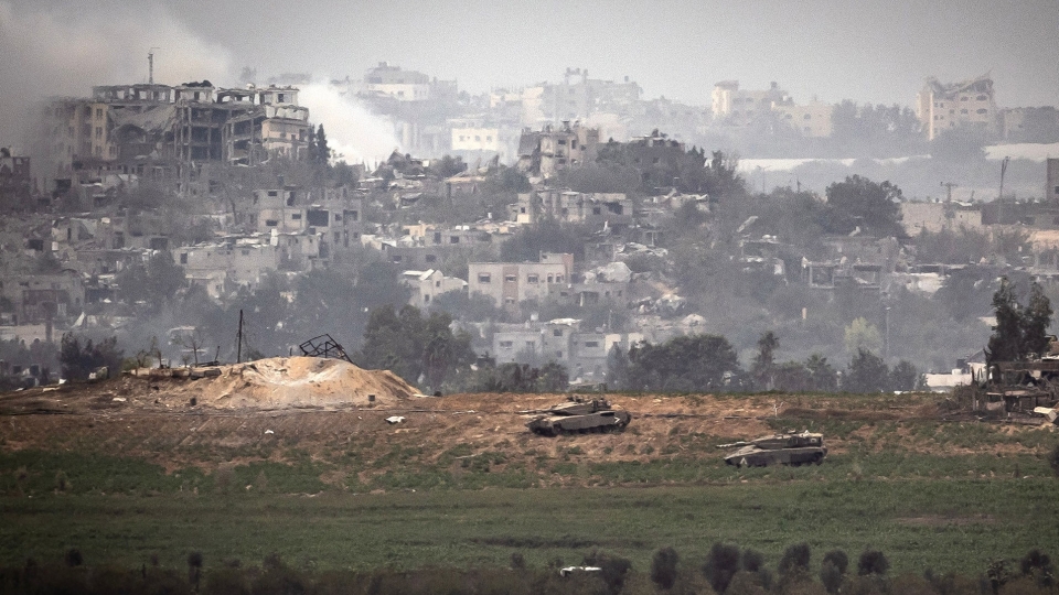 xe tang Israel Merkava chiem linh vi tri o dai Gaza ngay 29-10-2023 -getty.jpg